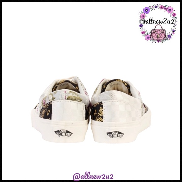 • New Vans Era Brocade *Multi HP* Patchwork NEW Size 7.5 Cream Multicolor Shoes - Picture 14 of 17